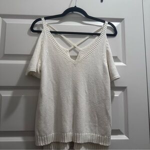 Urban Outfitters Ecote Cold Shoulder Knit Top Size M